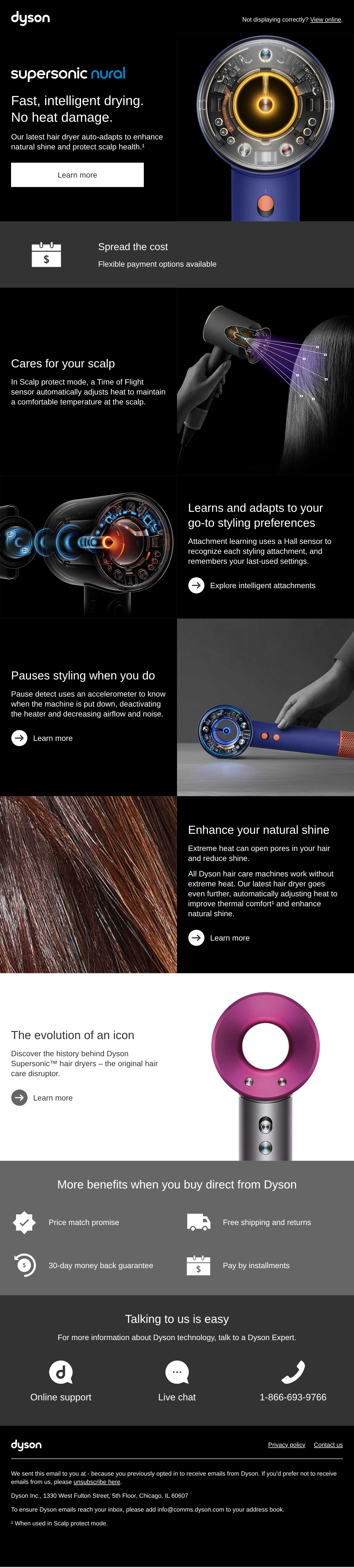 See what's new in Dyson hair care