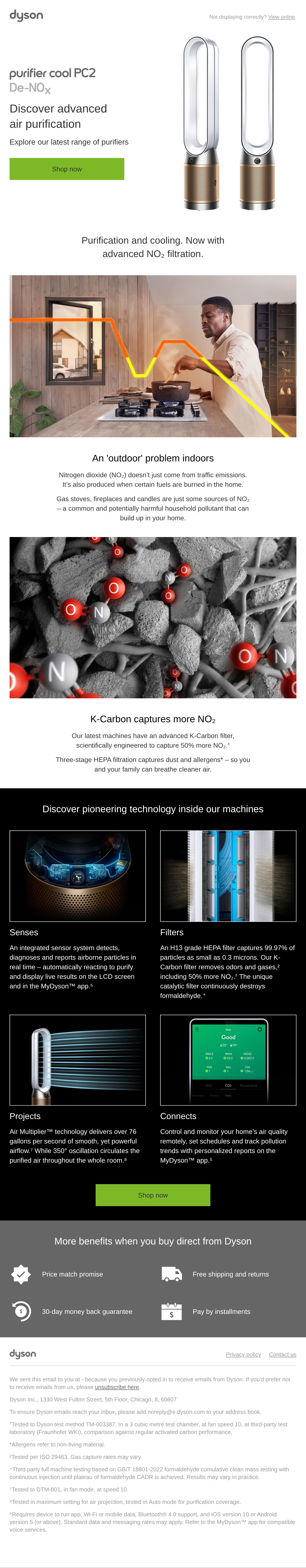 Explore our latest range of purifiers