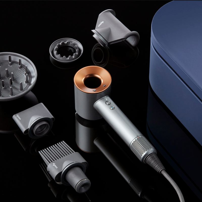 Dyson Supersonic reflection flatlay