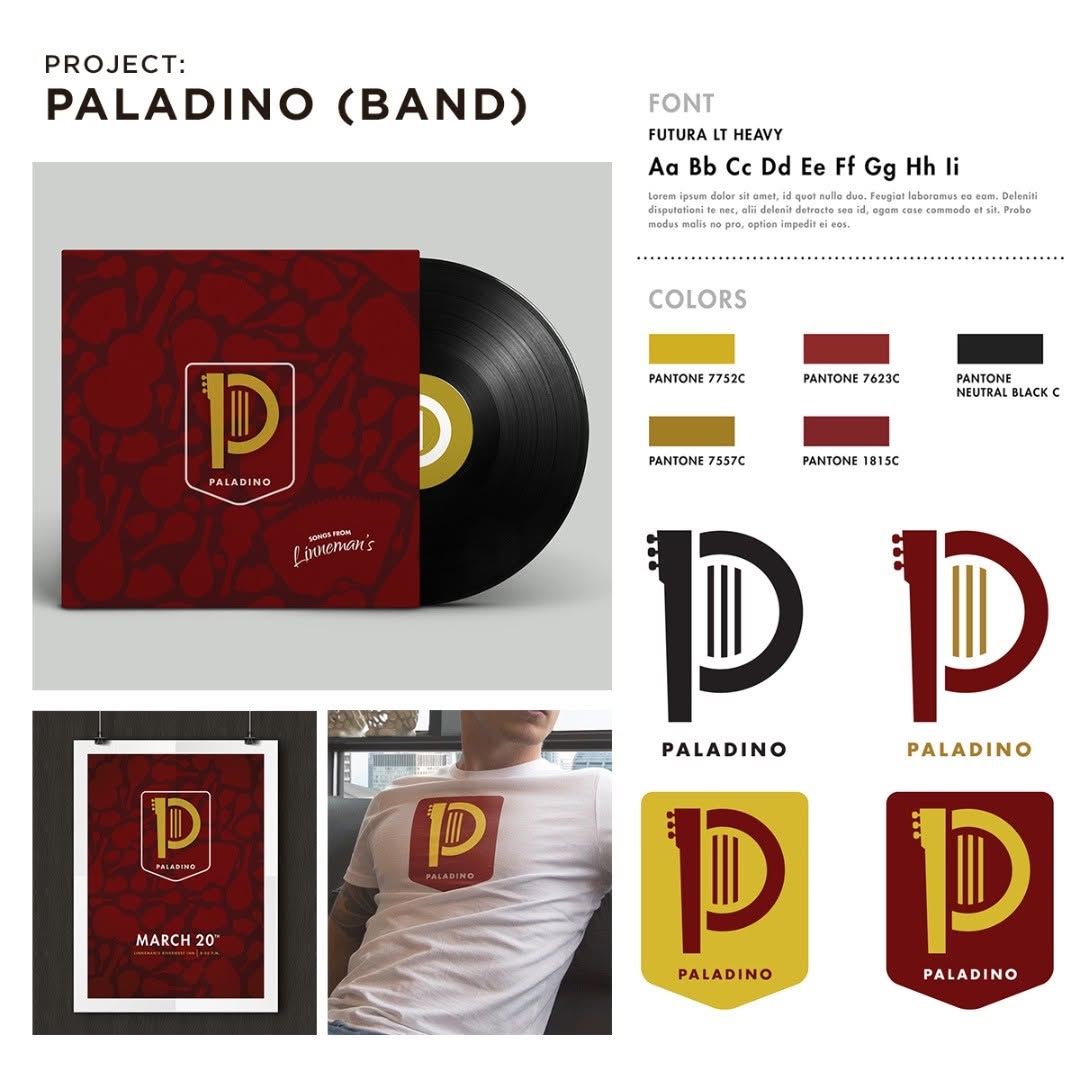Paladino. Brand identity by Joel Kelly.