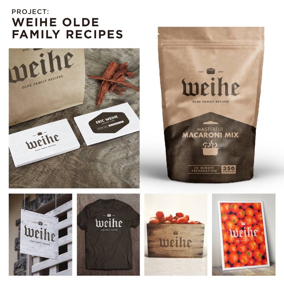 Weihe. Brand identity by Joel Kelly.